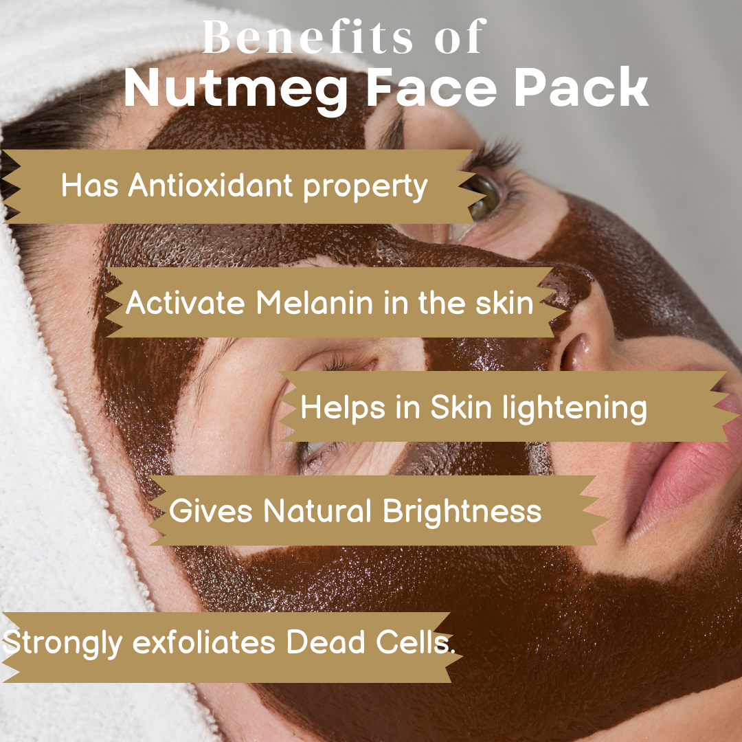 Nutmeg Face Pack Buy Nutmeg & Haritaki Facepack Online in India