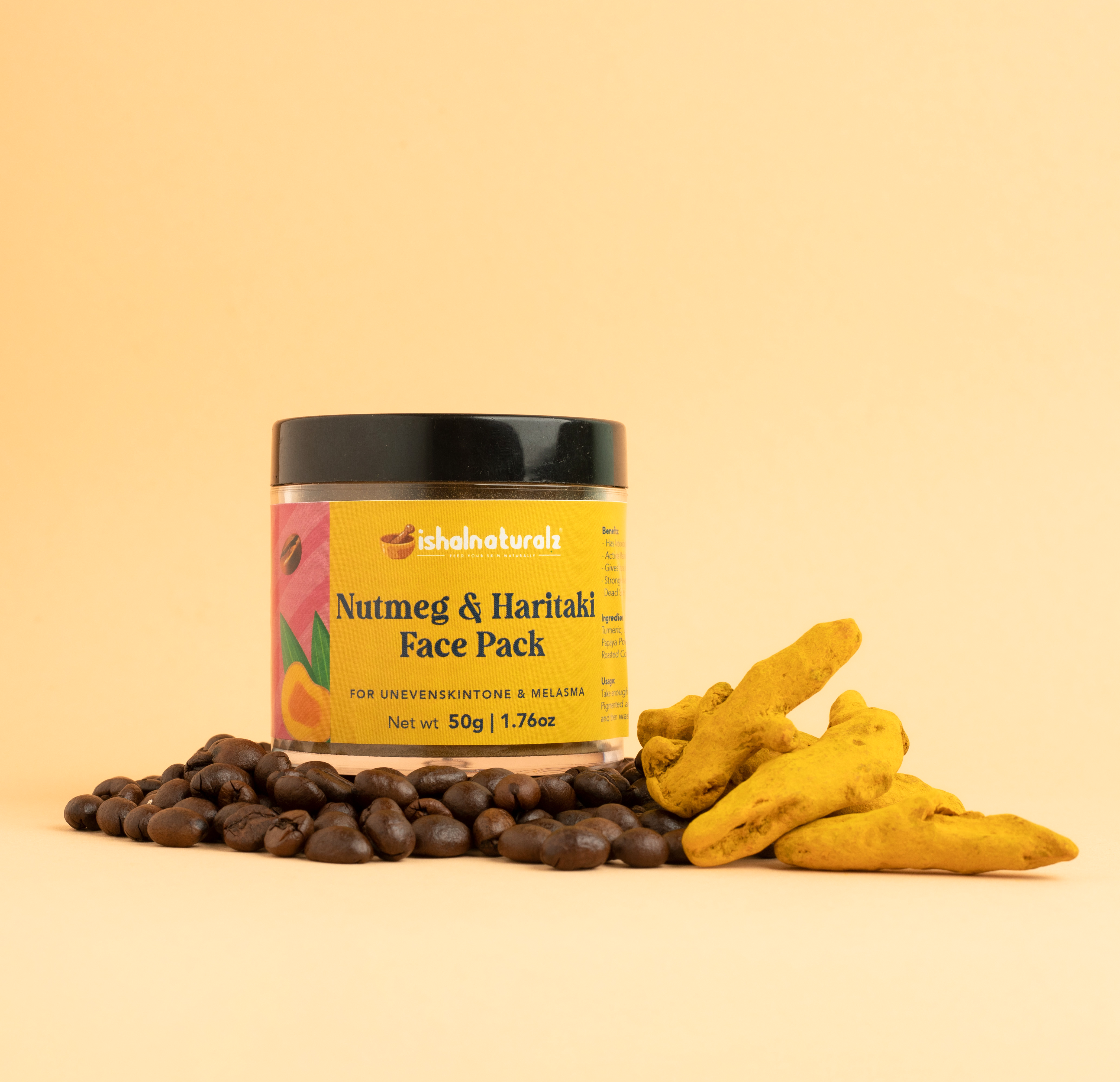 Nutmeg & Haritaki Face Pack